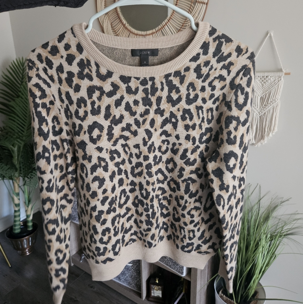 Leopard Print Sweater